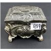 Image 1 : Antique WWII "Bremerhaven" ormulu metal jewelry box, lined - Germany