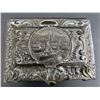 Image 2 : Antique WWII "Bremerhaven" ormulu metal jewelry box, lined - Germany