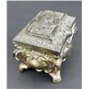 Image 4 : Antique WWII "Bremerhaven" ormulu metal jewelry box, lined - Germany