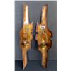 Image 1 : Jere style torch art wall candle holders - Mid century modern - 20" handmade