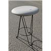 Image 2 : Mid Century hairpin stool - 14"x20"H