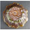 Image 3 : Marigold carnival glass bowl - 7" sunflower pattern