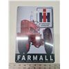 Image 1 : Sealed "Farmall" tin sign - approx. 8"x10"