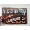 Image 2 : Sealed "Winchester" tin sign - approx. 8"x10"