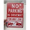 Image 2 : Sealed "No Parking" tin sign - approx. 8"x10"