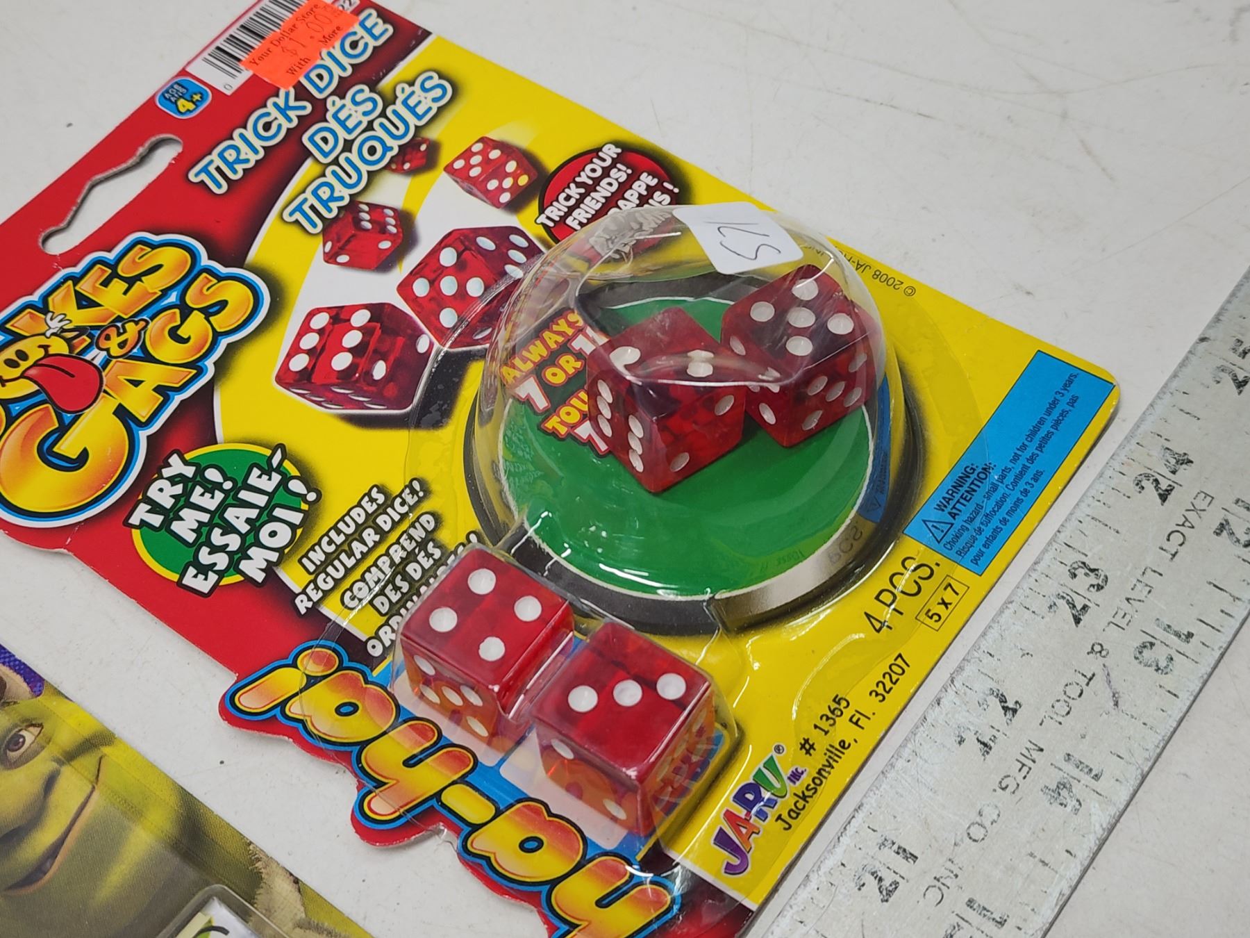 4 Shrek Pez dispensers & Trick dice Schmalz Auctions