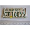 Image 1 : Quebec Motorcycle License Plate