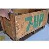 Image 3 : 7-up Wooden Ginger Ale Case