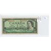 Image 1 : 1954 Modified Portrait $1 Replacement note. Beattie-Rasminsky signatures. *B/M Replacement Prefix. B