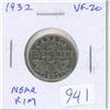 Image 1 : 1932 Near Rim Nickel 5 Cents.  S in CENTS is Near the Rim. VF-20.
