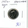 Image 1 : 1952 – 2002P Specimen 10 Cents. 50th Anniversary of Queen Elizabeth. The special finish on 