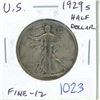 Image 1 : U.S. 1919S Silver Walking Liberty Half Dollar. F-12.