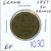 Image 1 : France. 1951 50 Francs. High denomination. EF.