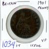 Image 1 : Great Britain. 1901 Penny. Last issue of Queen Victoria. VF.