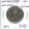 Image 1 : Netherlands Antilles. 1971 1 Gulden. VF+.