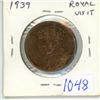 Image 1 : 1939 Royal Visit to Canada bronze medal. BU.