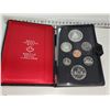 Image 1 : 1976 Canadian Double Dollar Specimen Set. The Silver Dollar commemorates the Library of Parliament. 