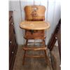 Image 1 : Vintage wooden Winnie the Pooh highchair - 17.5"W x 18"D x 36"H