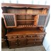 Image 2 : Large wooden buffet cabinet - 66"W x 18"D x 74"H