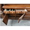 Image 6 : Large wooden buffet cabinet - 66"W x 18"D x 74"H