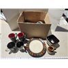 Image 1 : Box of stoneware dishes
