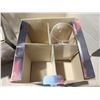 Image 2 : 4 Boxes of wine glasses and ice cream dishes - 1 box missing 3