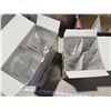 Image 4 : 4 Boxes of wine glasses and ice cream dishes - 1 box missing 3