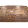 Image 2 : #1272 - Vintage wood turkey carving board. 18"x12"
