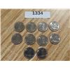 Image 1 : 10 UNC 1970 dimes CDN in storage 17 years+