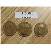 Image 2 : 3 UNC 2001 CDN loonies