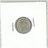 Image 2 : NFLD 1943C silver five cent- AU-UNC