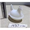 Image 1 : Milk Glass Hen on Nest