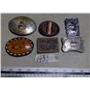 Image 1 : 6 different Belt buckles including Service station and Western