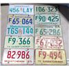 Image 1 : 10 1970's Saskatchewan licence Plates