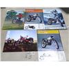Image 1 : 5 different 1970's motorcycle Sales Brochures
