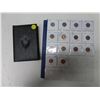 Image 1 : 1991 Canadian Proof Set w/ Page of Canadian 1 cent coins; various years