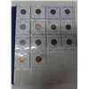 Image 2 : 1991 Canadian Proof Set w/ Page of Canadian 1 cent coins; various years