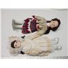 Image 4 : 2 Collector's porcelain dolls