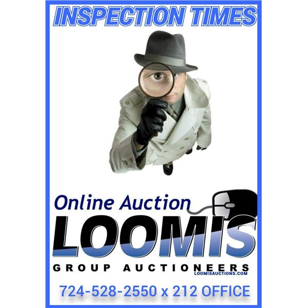 PICK UP/ INSPECTION/ PAY/ LOCATION