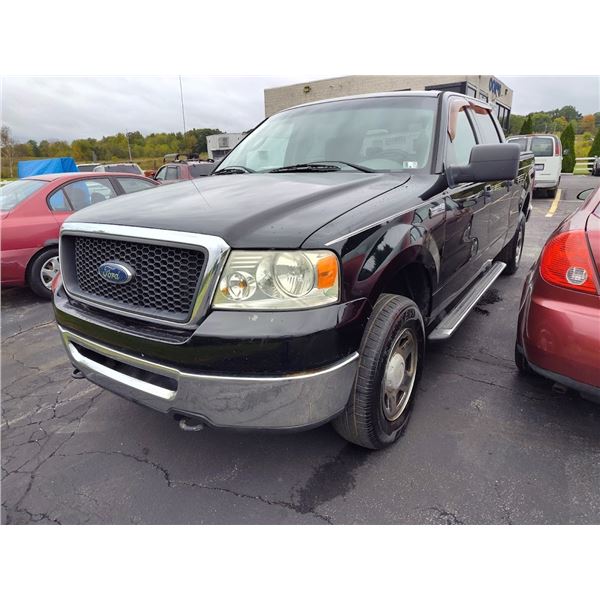 2008 Black Ford F150 4 x 4