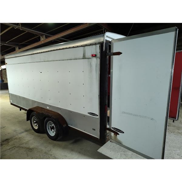 16 FT HOMESTEADER ENCLOSED / CARGO TANDEM AXLE BUMPER PULL TRAILER