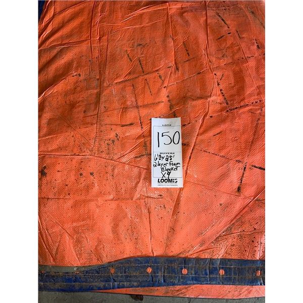 EXTREME CONCRETE BLANKETS/TARPS  6' X 25'