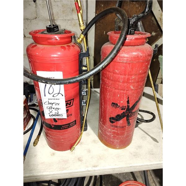 CHAPIN METAL INDUSTRIAL CONCRETE SPRAYER