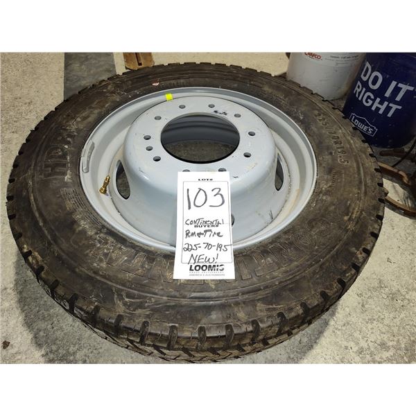 TRUCK TIRE & RIM