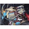 Image 2 : STORAGE TUB W/ASST RATCHING TIE DOWNS & OTHER ITEMS