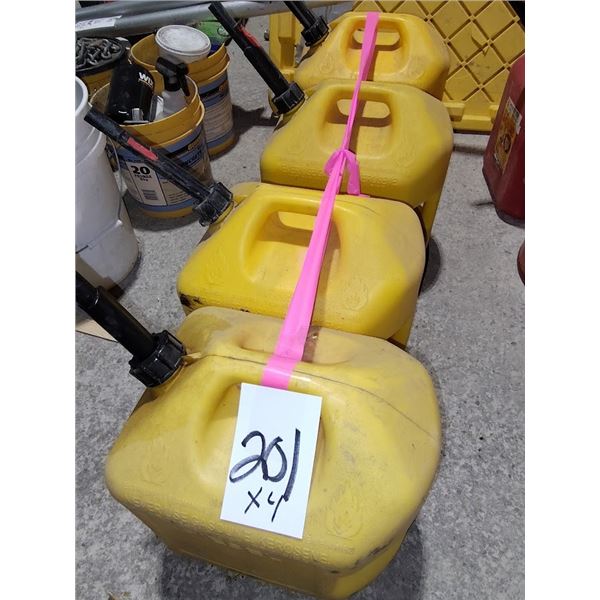 DIESEL FUEL PVC CANS SET OF 4
