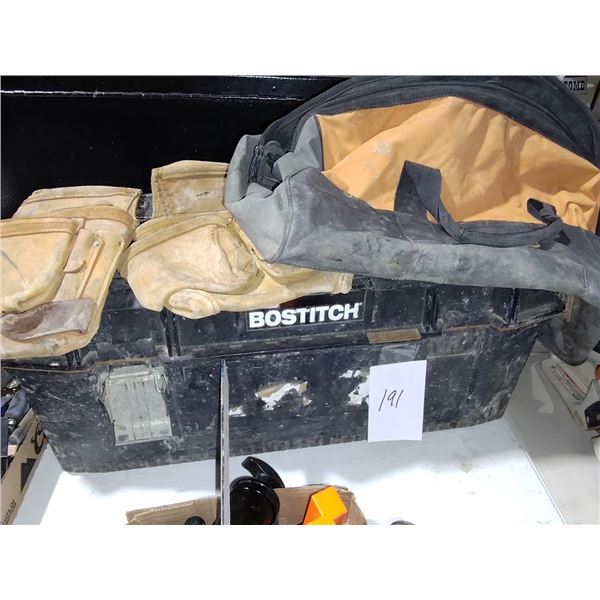 BOSTITCH TOOL BOX & OTHER TOOL HOLDERS