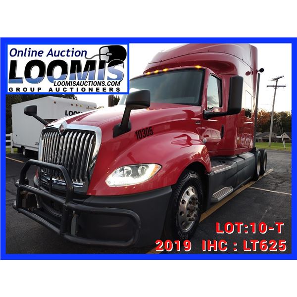 2019 INTERNATIONAL TRUCK TRACTOR : LS 625 LT