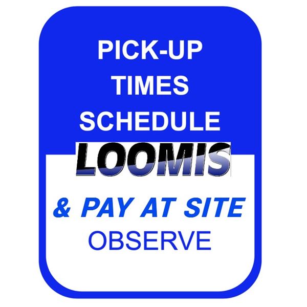 PICK UP/ INSPECTION/ PAY/ LOCATION