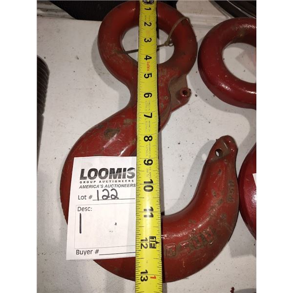 NEW CROSBY 14" 10 TON HOOK